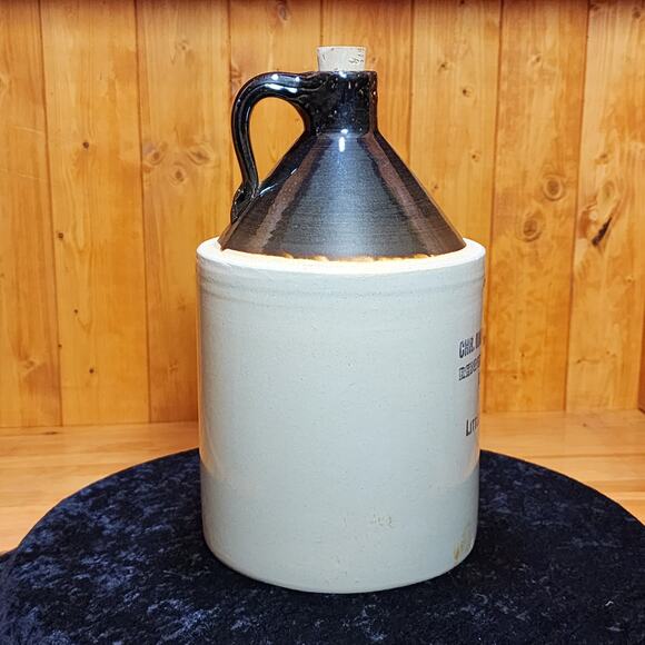 Ransbottom Brothers Crown Advertising Jug  Chr. Hansen Laboratory-  Early 1900s - Picture 5 of 8